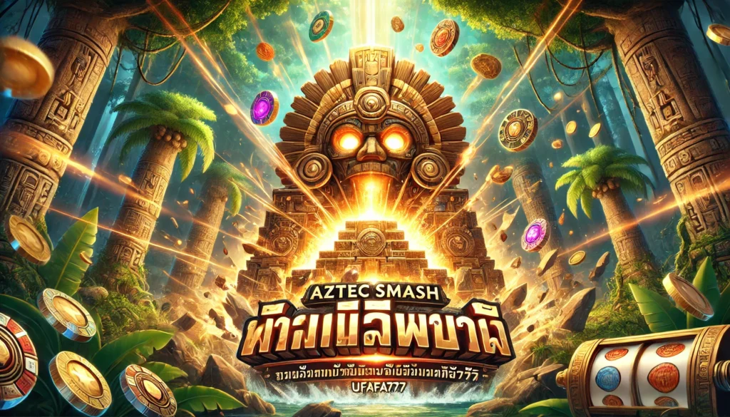 Aztec Smash - ขุมทรัพย์แอซเท็กแตกกระจาย! สล็อตใหม่สุดมันจาก Pragmatic Play และ PG SLOT พร้อมโบนัสแบบจัดหนักที่ UFAFA777