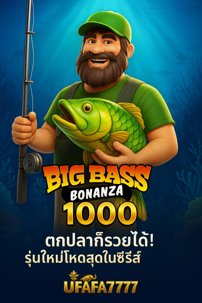 Big Bass Bonanza 1000 – UFAFA777 ตกปลาก็รวยได้! รุ่นใหม่โหดสุดในซีรีส์