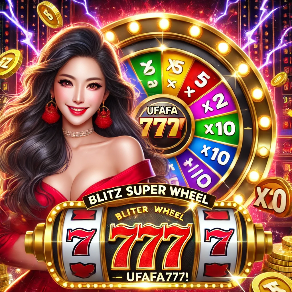 Blitz Super Wheel – วงล้อสายฟ้าแห่งโชคลาภ ระเบิดโบนัสรัวที่ UFAFA777!