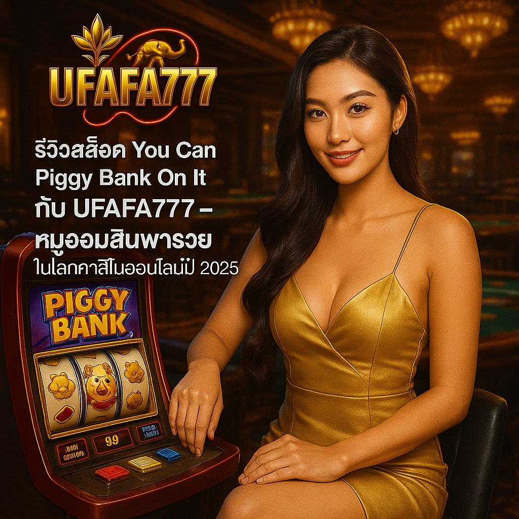 รีวิวสล็อต You Can Piggy Bank On It กับ UFAFA777 – หมูออมสินพารวยในโลกคาสิโนออนไลน์ปี 2025