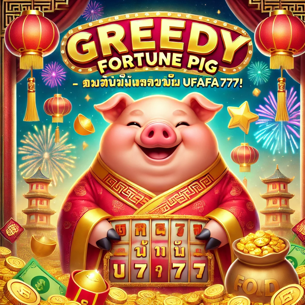 Greedy Fortune Pig: หมูนำโชคสายตะกละ แจกรางวัลไม่ยั้ง พร้อมโบนัสทองคำที่ UFAFA777!