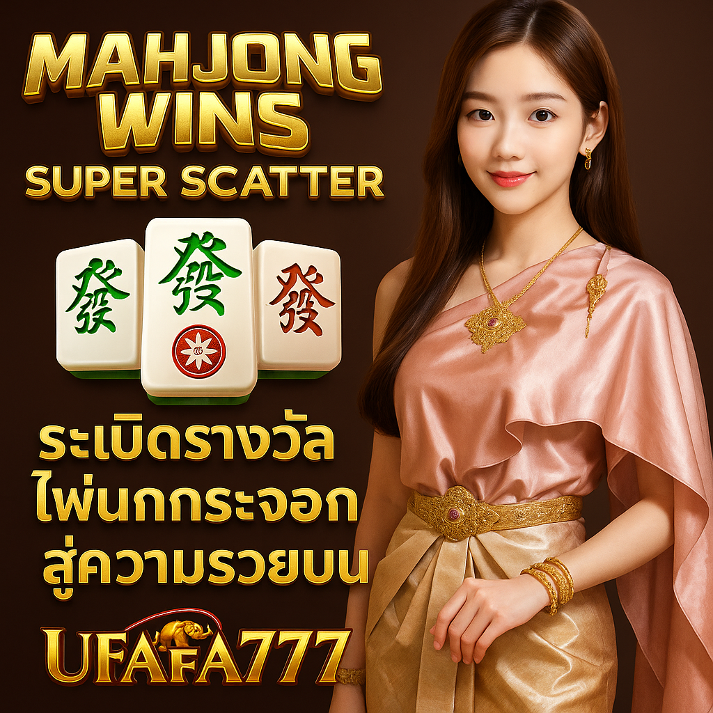 Mahjong Wins Super Scatter – ระเบิดรางวัลไพ่นกกระจอกสู่ความรวยบน UFAFA777