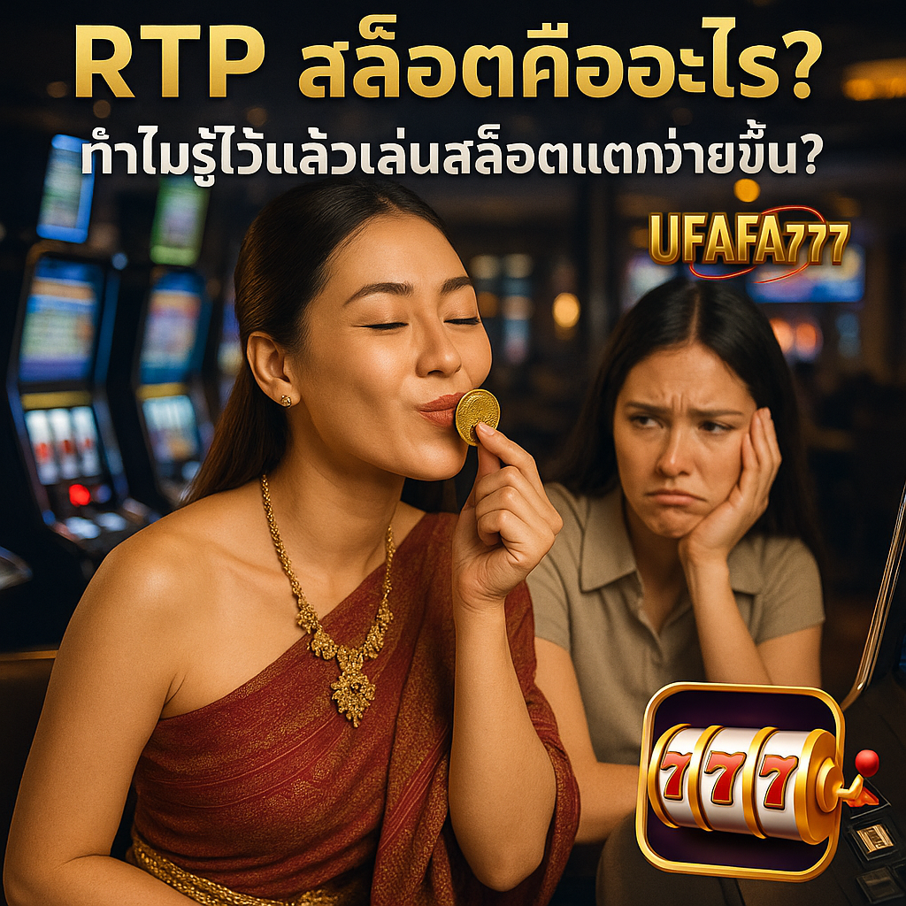 RTP UFAFA777 สล็อตคืออะไร? ทำไมรู้ไว้แล้วเล่นสล็อตแตกง่ายขึ้น?