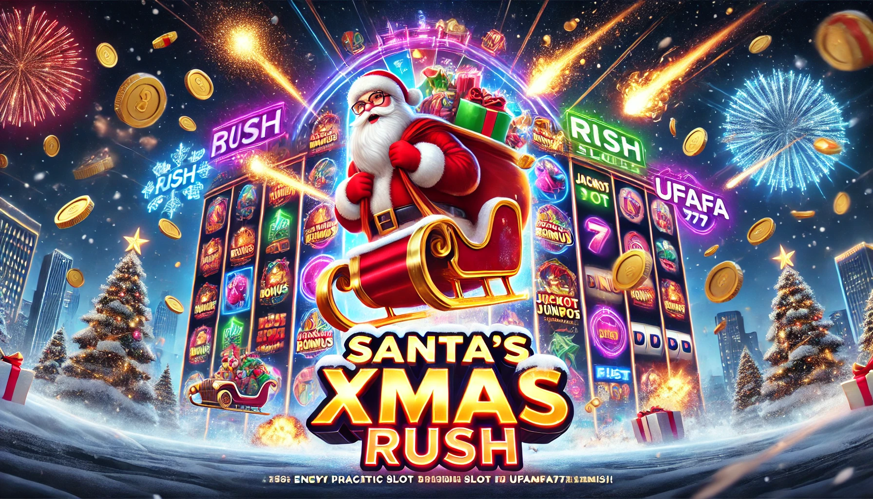 Santa’s Xmas Rush สล็อตธีมคริสต์มาสสุดมันส์จาก PG SLOT และ Pragmatic Play ที่พานักเดิมพันชาวไทยเข้าสู่ดินแดนแห่งของขวัญ โบนัส และแจ็คพอตหิมะสุดโหด! พร้อมให้เล่นแล้ววันนี้ที่ เว็บสล็อต UFAFA777 ที่สุดของความครบเครื่องเรื่องเดิมพันในเทศกาลปีใหม่!