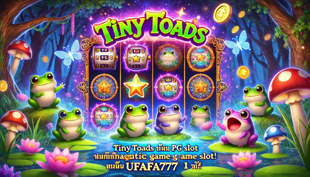 Tiny Toads
เกมสล็อตกบน้อยมหาสนุก โบนัสกระโดดแตกไม่ยั้งจากค่าย PG SLOT และ Pragmatic Play Game Slot ที่กำลังฮิตระเบิดในประเทศไทยตอนนี้! พร้อมเปิดให้เล่นแล้วบน เว็บตรง UFAFA777 เว็บสล็อตที่นักเดิมพันไว้วางใจอันดับ 1 ของเอเชียตะวันออกเฉียงใต้!