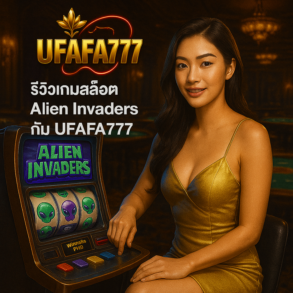รีวิวเกมสล็อต Alien Invaders กับ UFAFA777 – เอเลี่ยนบุกล่ารางวัลใหญ่ในจักรวาลสล็อตออนไลน์