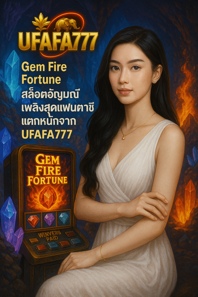 รีวิวเกมสล็อต Gem Fire Fortune กับ UFAFA777 – อัญมณีเพลิงแห่งโชคลาภที่คุณต้องลอง!