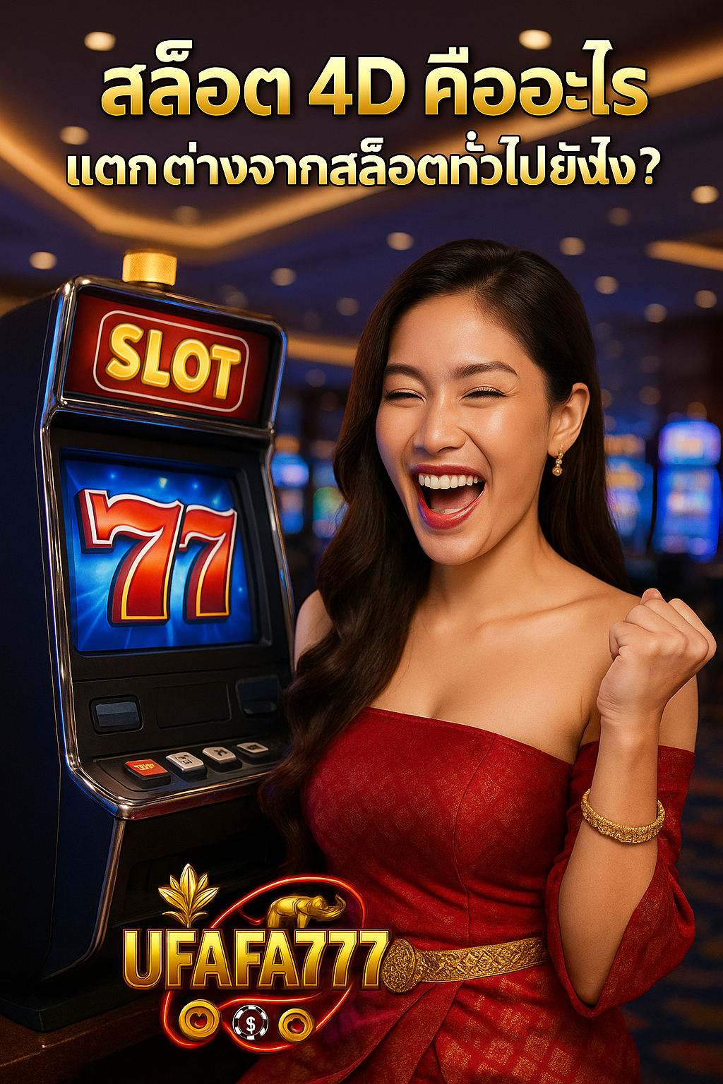 สล็อต 4D คืออะไร? แตกต่างจากสล็อตทั่วไปยังไง?