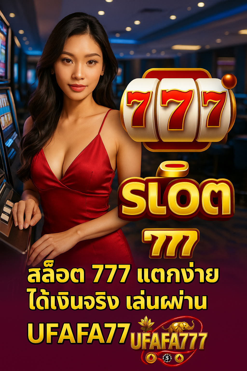 สล็อต 777 แตกง่าย ได้เงินจริง เล่นผ่าน UFAFA777 เว็บตรงคุณภาพ