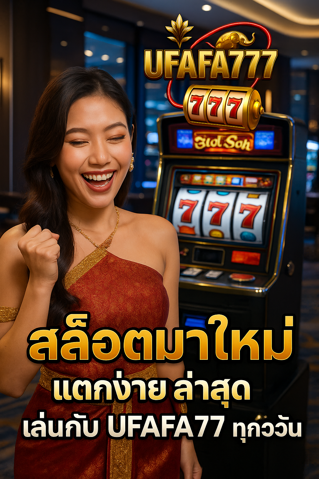 สล็อตมาใหม่ แตกง่ายล่าสุด เล่นกับ UFAFA777 ได้เงินจริงทุกวัน