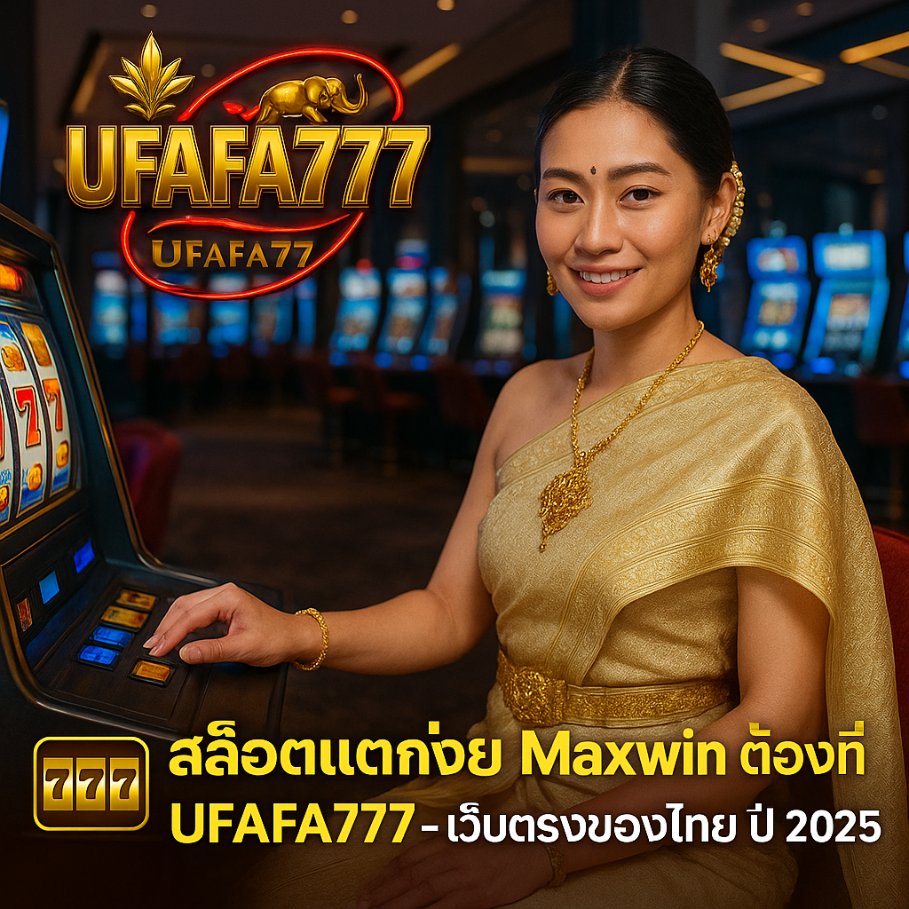 สล็อตแตกง่าย Maxwin ต้องที่ UFAFA777 – เว็บตรงของคนไทย ปี 2025