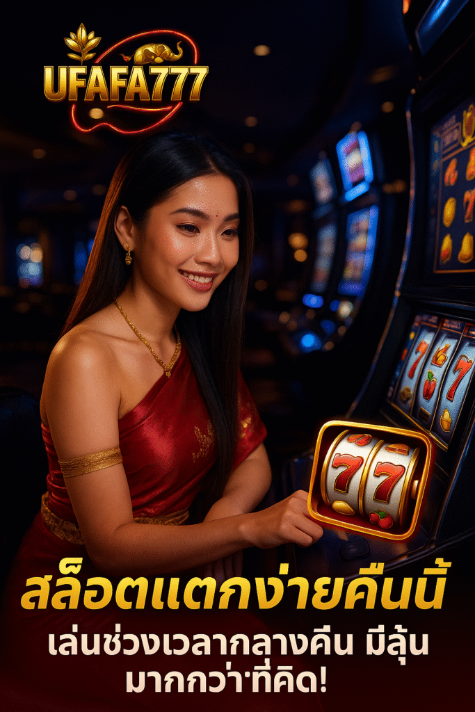 สล็อตแตกง่ายคืนนี้ เล่นช่วงเวลากลางคืน มีลุ้นมากกว่าที่คิด!