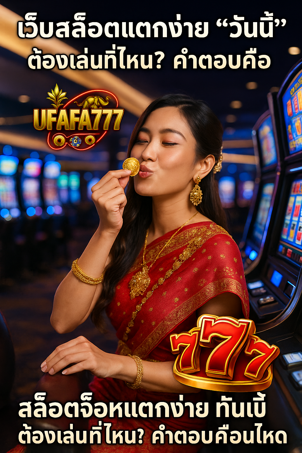 เว็บสล็อตแตกง่าย “วันนี้” ต้องเล่นที่ไหน? คำตอบคือ UFAFA777